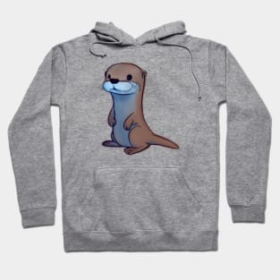 Cute Otter Drawing Hoodie